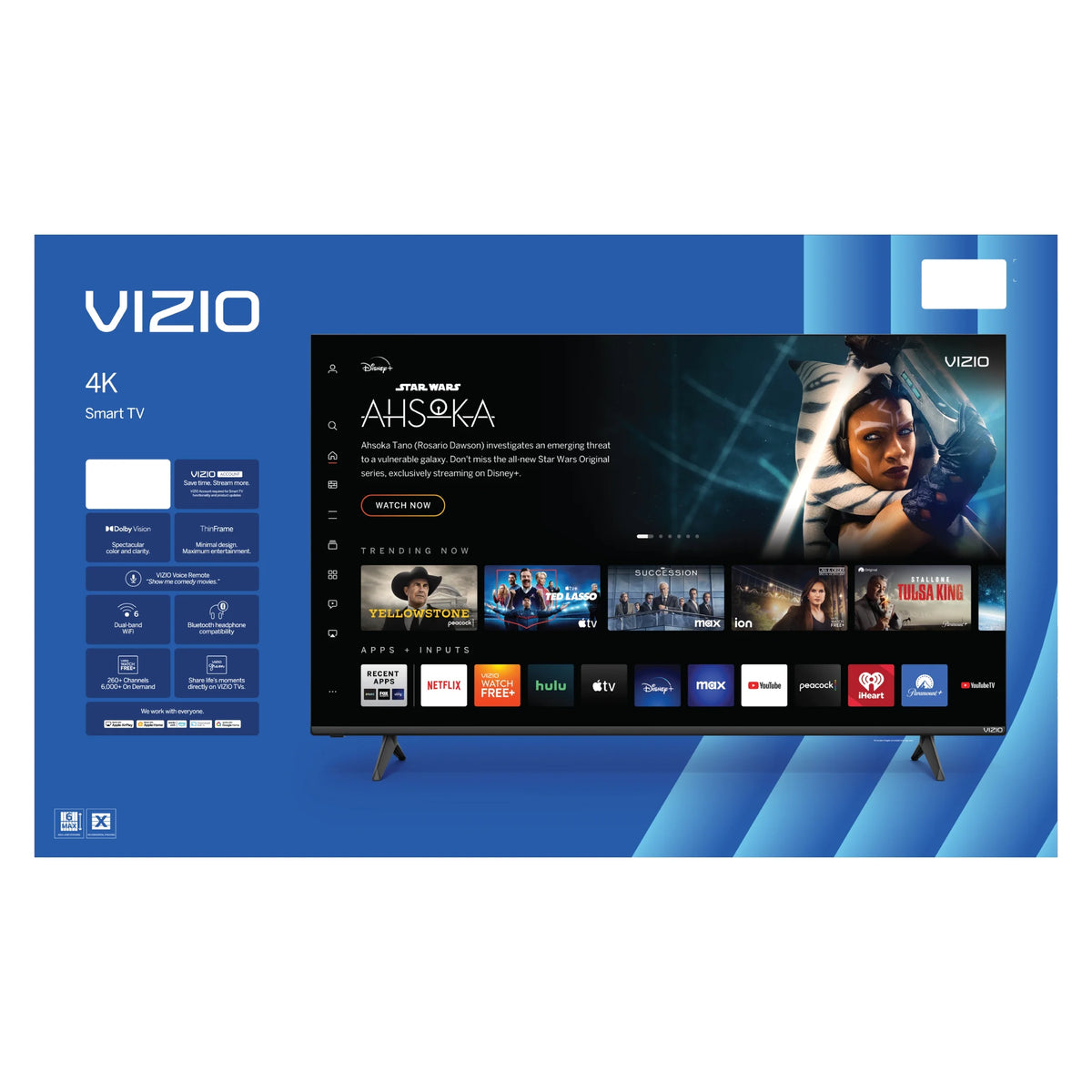 VIZIO 50" Class 4K UHD LED HDR Smart TV (V4K50M-08)