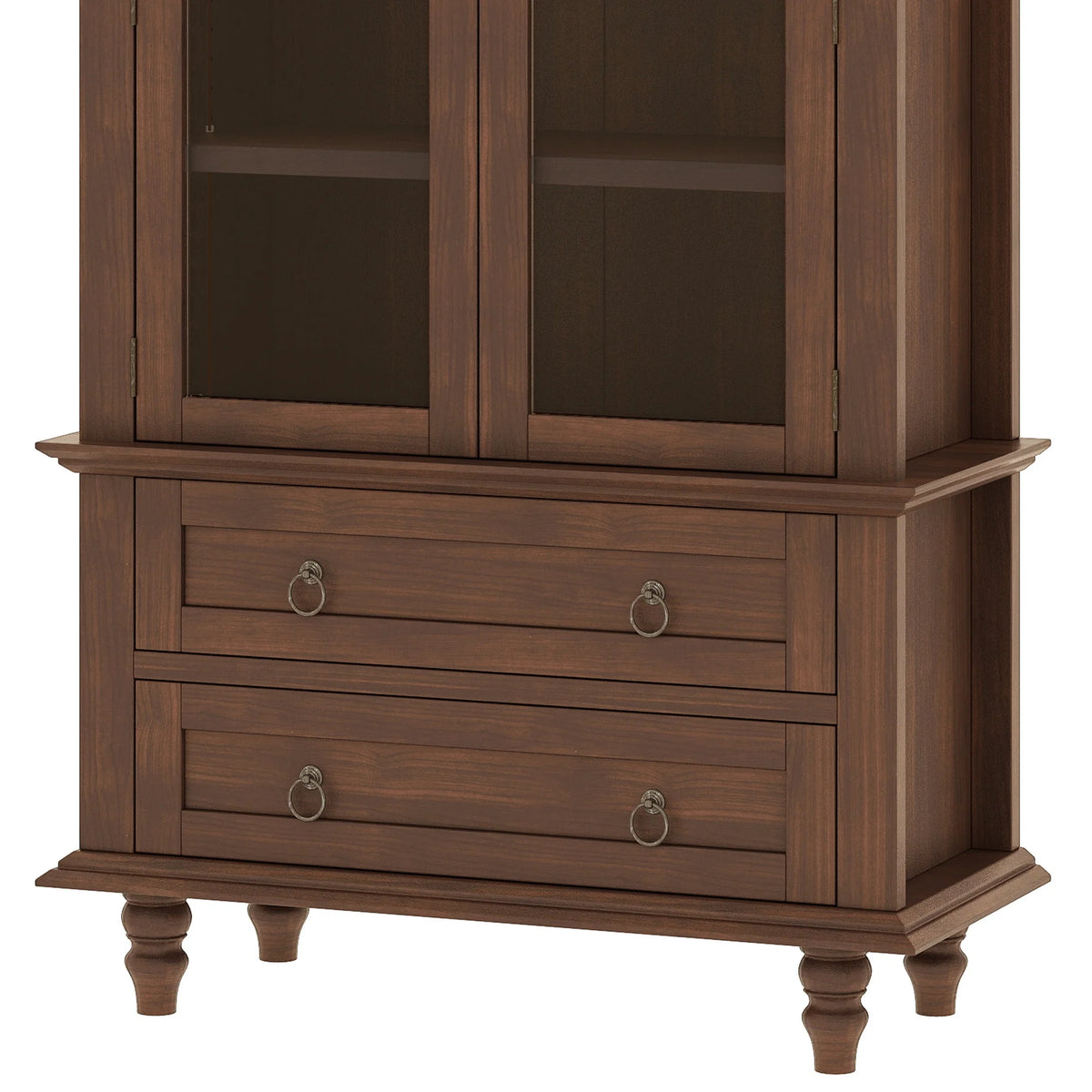 Uforic 73" Arched Pantry Cabinet with LED Light, Drawers, Shelves, Farmhouse Kitchen Storage, Black