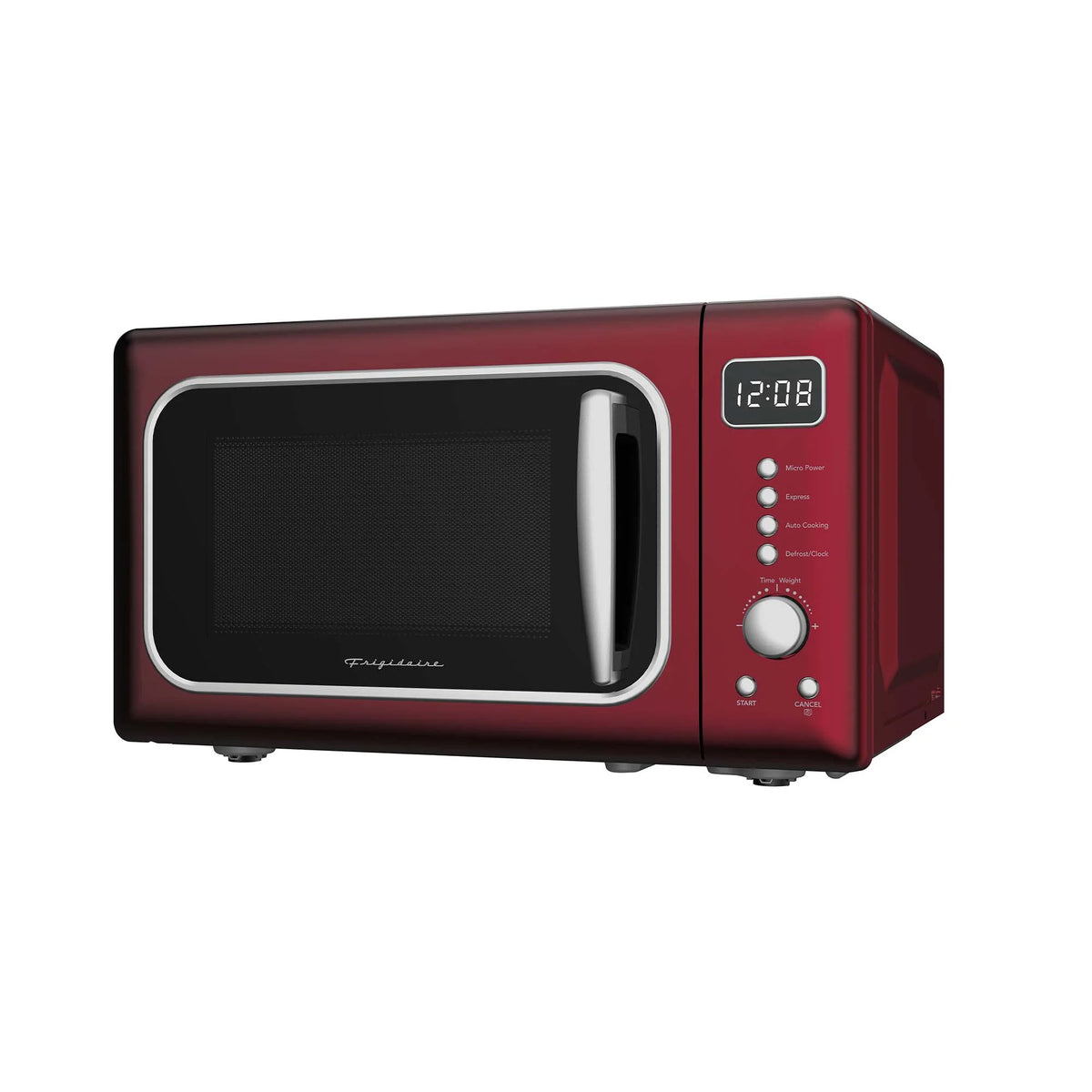 Frigidaire 0.7 Cu. Ft. Retro Countertop Microwave Oven, Black and Gold