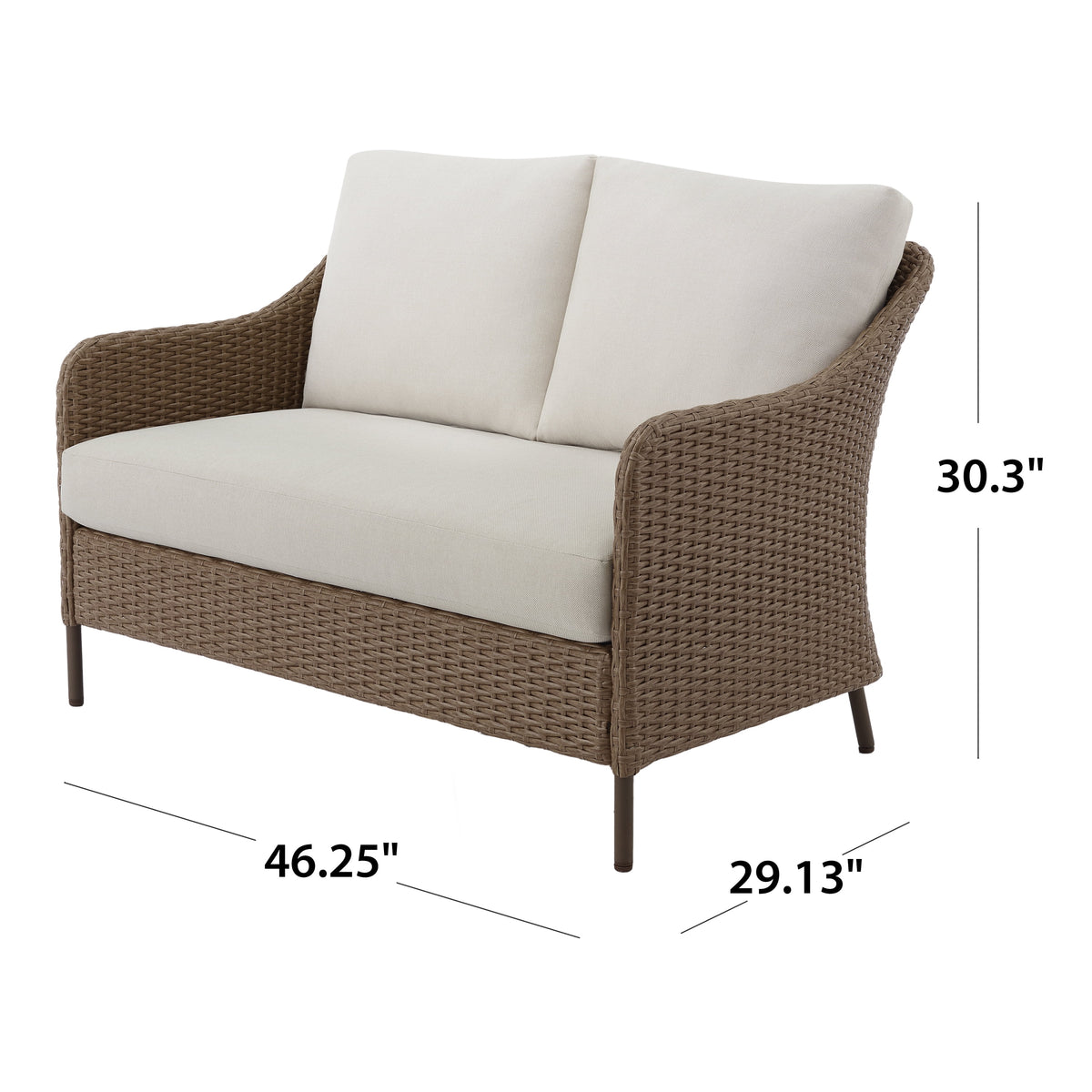 Mainstays Chelsea Outdoor Patio Loveseat