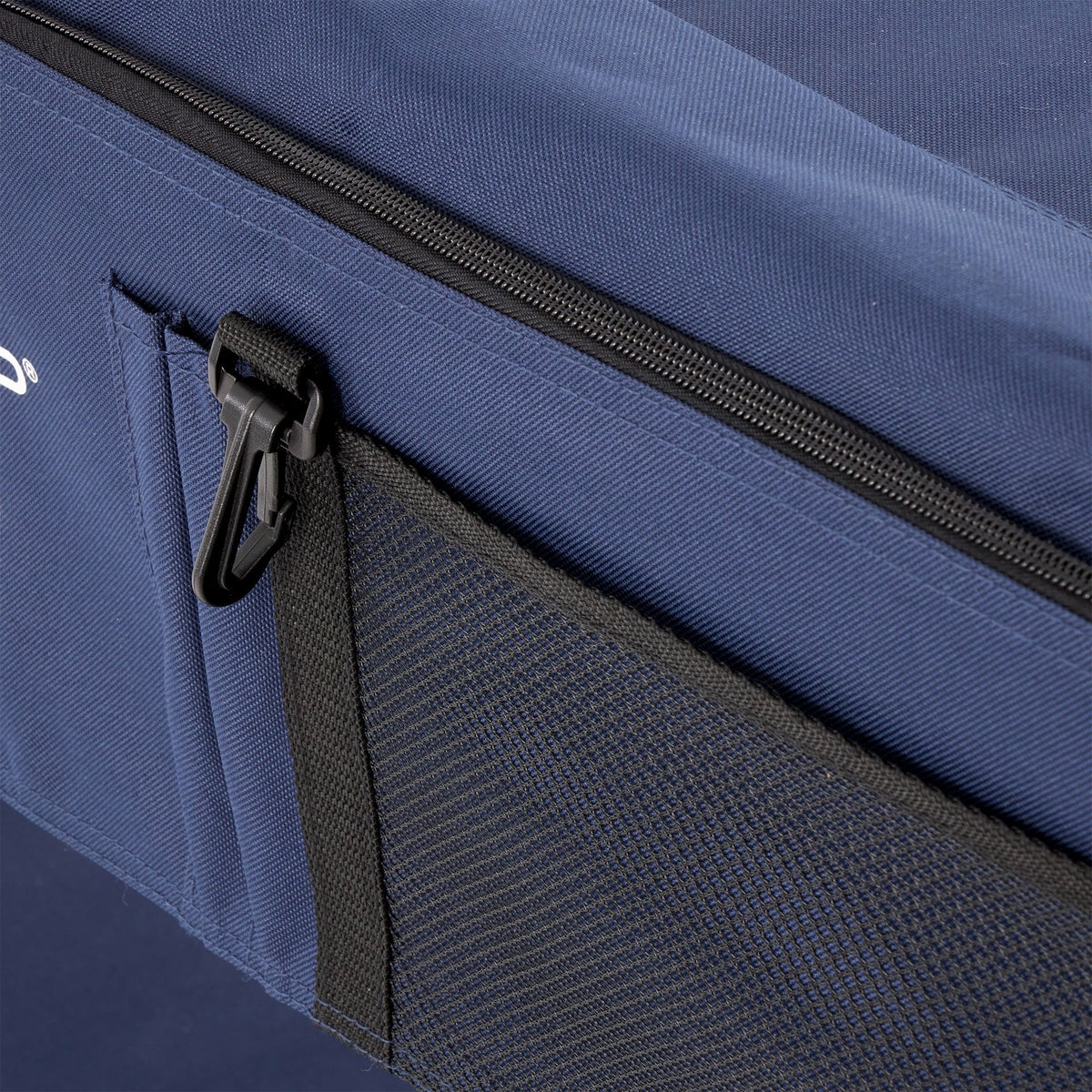 Disc-O-Bed XL Cam-O-Bunk Benchable Double Cot with Storage Organizers, Navy