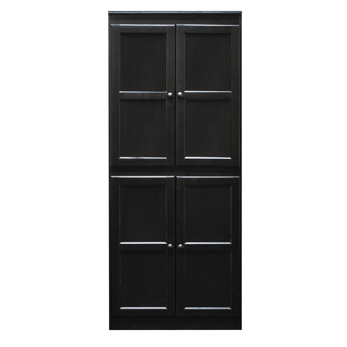 Concepts in Wood Storage Cabinet, 72 inch with 5 Shelves - Cherry Finish