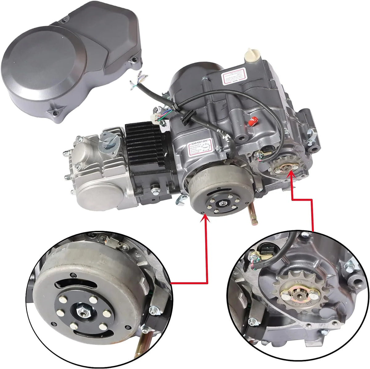 ALL-CARB 125cc 4 Stroke Engine Motor Kit Dirt Pit Bike For Honda CRF50 XR50 Z50