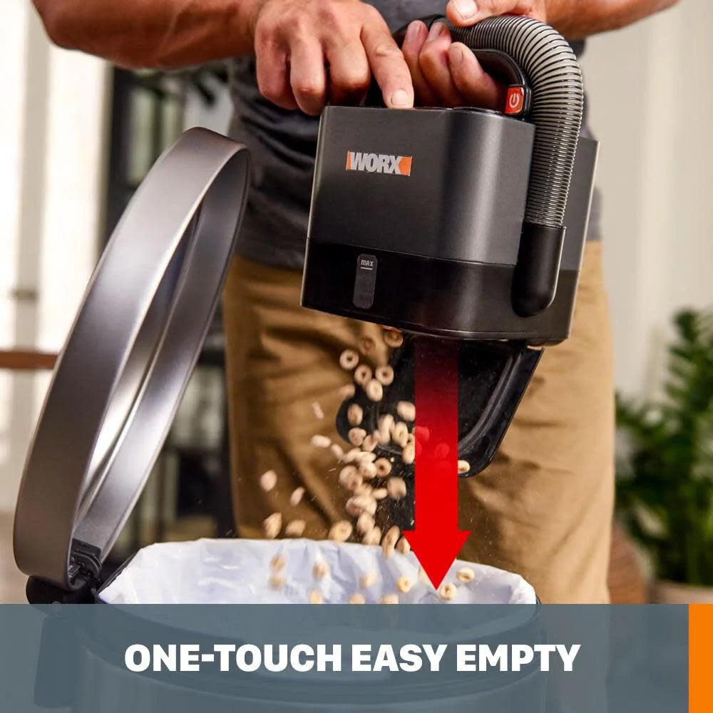 Worx WX030L 20V Power Share Cube Vac Cordless Compact Vacuum