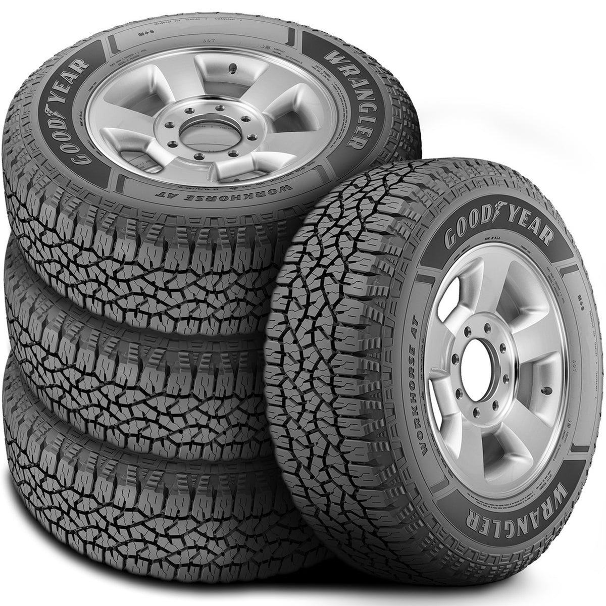 Goodyear Wrangler Workhorse AT All Terrain 245/65R17 107T Passenger Tire