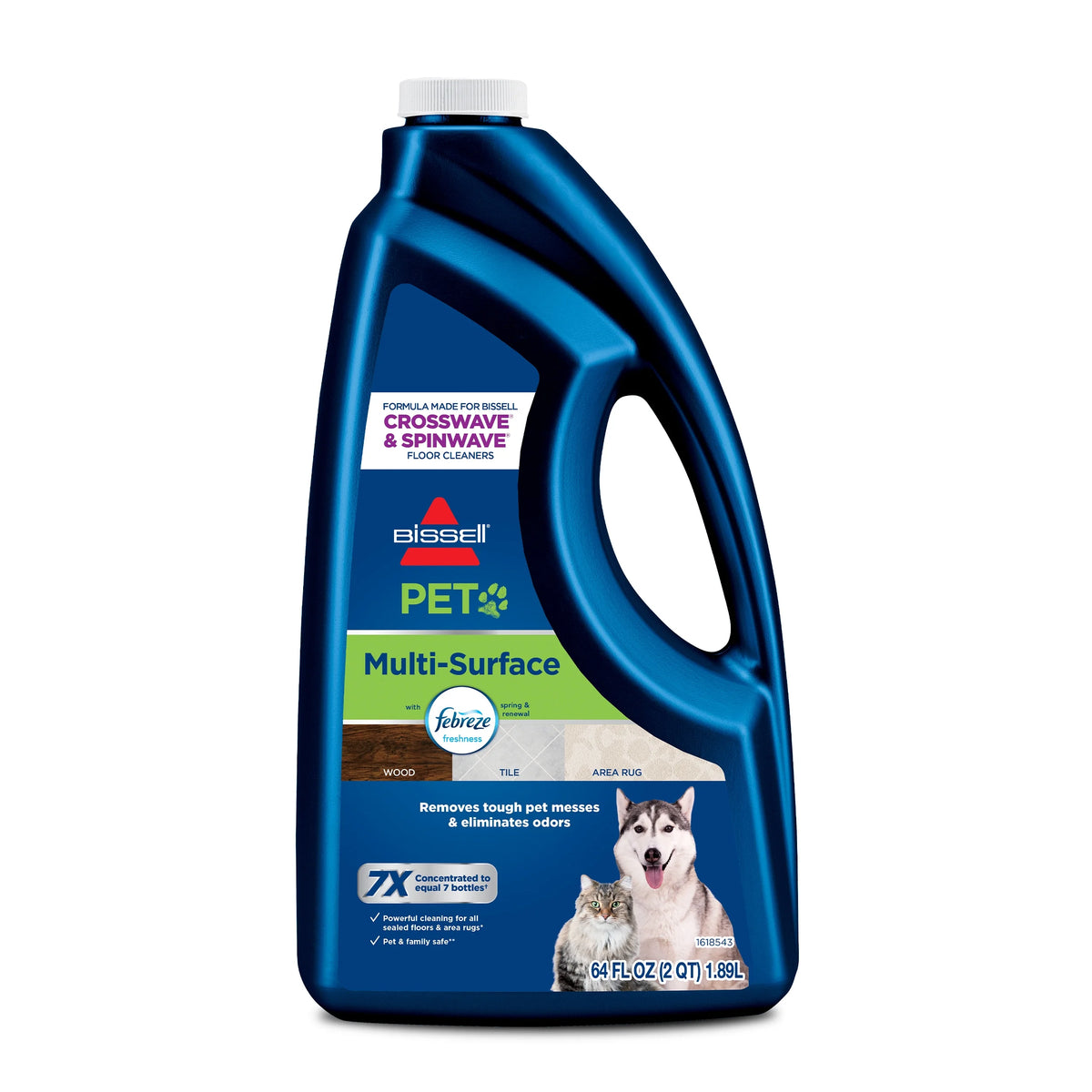 BISSELL CrossWave Hard Floor Expert, Corded, Multi-Surface Hard Floor Cleaner, Wet Dry Vacuum, for Tile, Sealed Wood Floors, and Laminate, Lightweight, Two Tank Technology, Self Cleaning Cycle, 3831