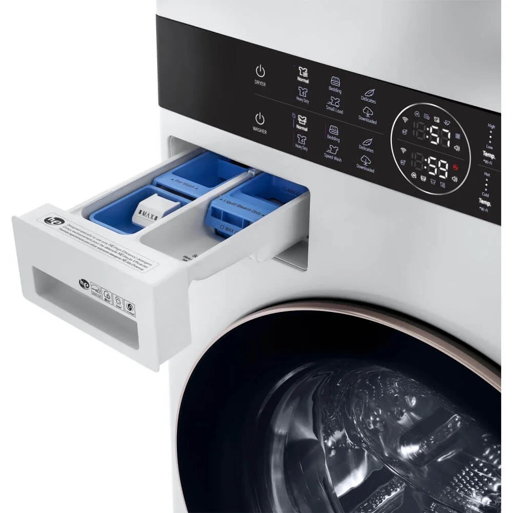 LG WKE100HWA COMBINATION WASHER ELECTRIC DRYER - Gray