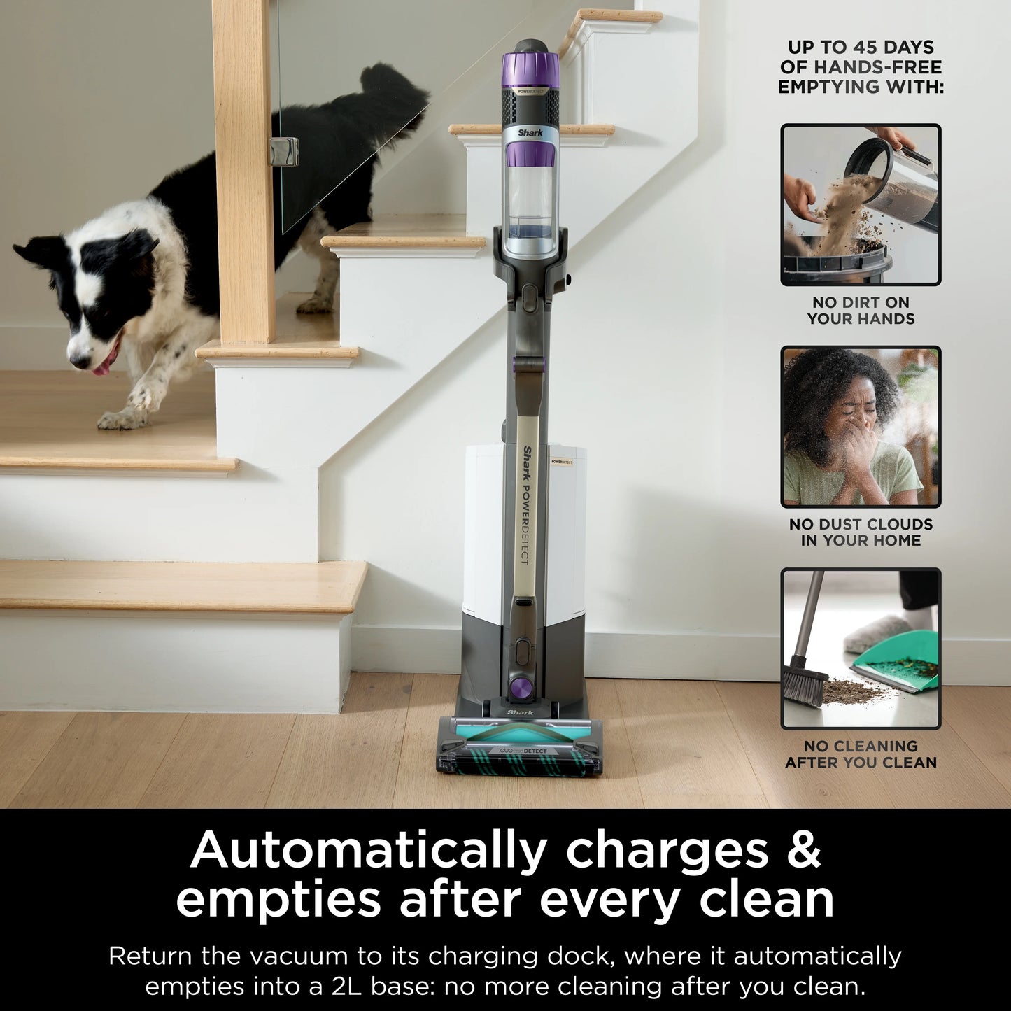 Shark Cordless PowerDetect Stick Vacuum with DuoClean Detect Nozzle & MultiFlex, IP3251
