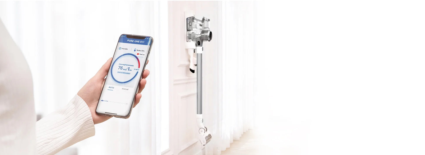 Tineco Pure One S11 Spartan Cordless Smart Stick Vacuum �C iLoop Sensor, 130W Suction, HEPA Filter, LED Display, 40 Min Runtime, Converts to Handheld, for Pet Hair, Carpet & Hard Floors