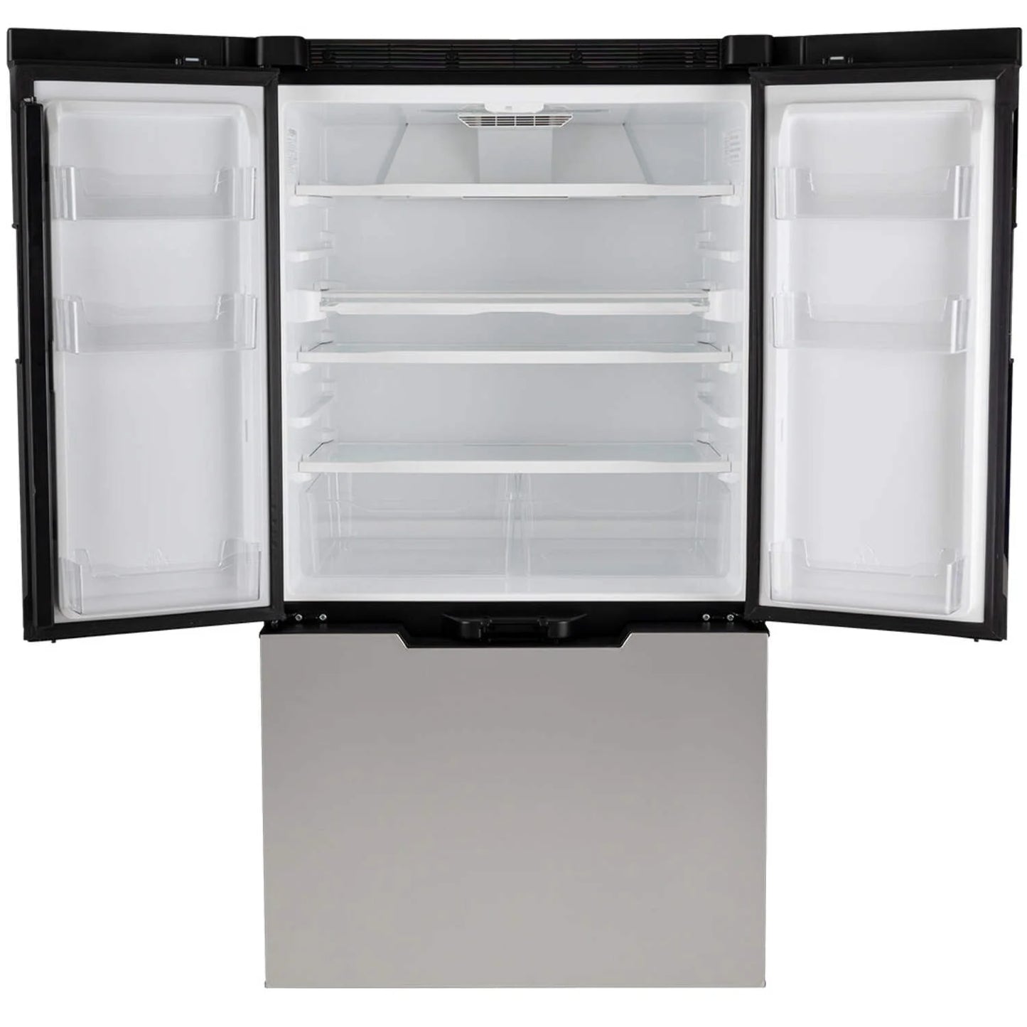 NORCOLD INC N20DCSS Polar Elite N20DC Stainless Steel DC Compressor RV Refrigerator with French Doors - 20 cu. ft.