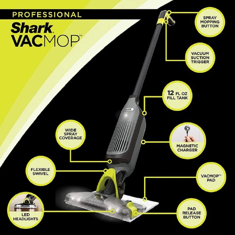 Shark VACMOP Pro Cordless Hard Floor Vacuum Mop with Disposable VACMOP Pad