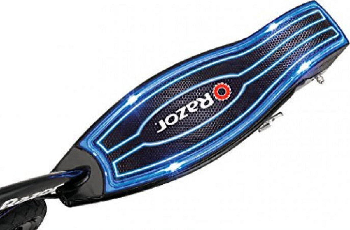 Razor E100 Glow Light-up Electric Scooter. up to 10 mph. Air-filled Front Tire. for Child Ages 8+