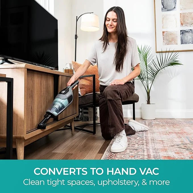 Kenmore DS1030 Lightweight Cordless Stick Vacuum Cleaner, 24V, White, Handvac under 3lbs