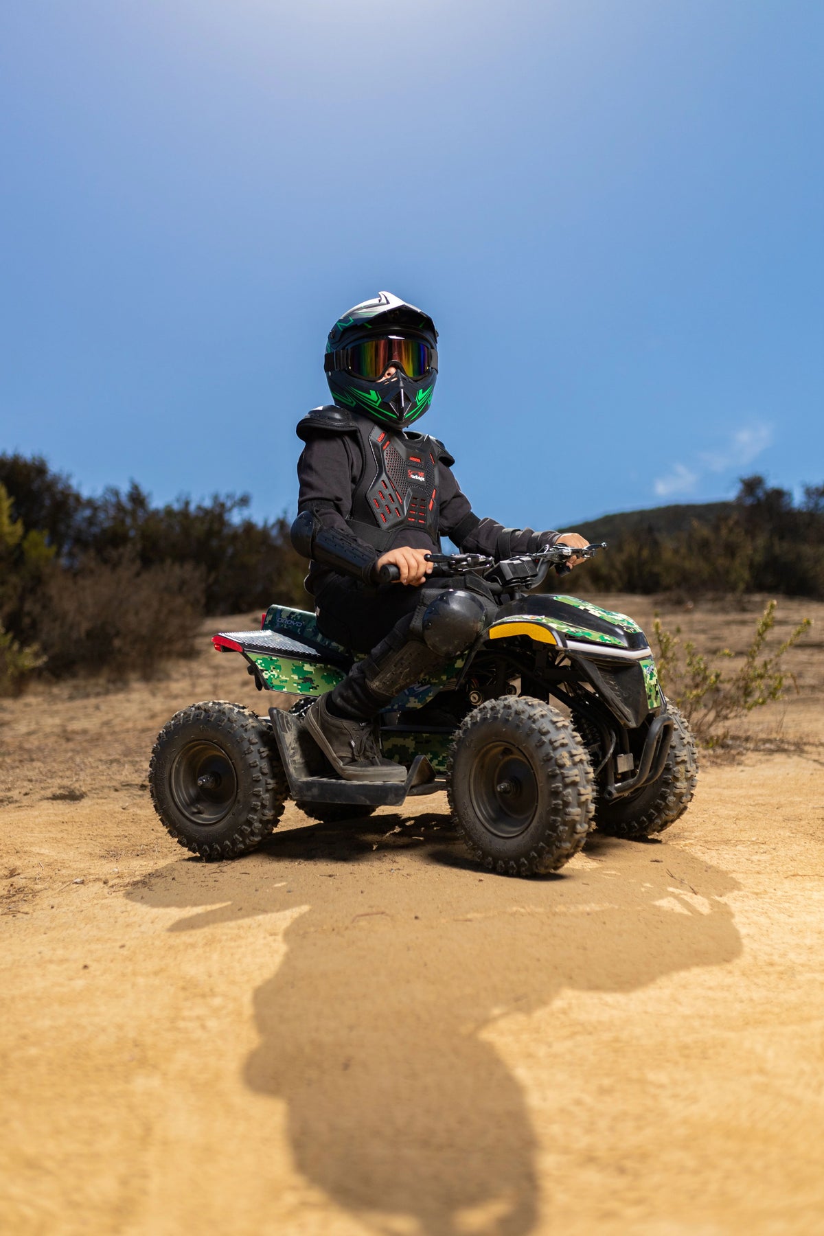 Droyd Fury Electric Youth ATV, 36V 500W Brushless Motor, Dual Suspension, Max Speed 15 mph, Offroad