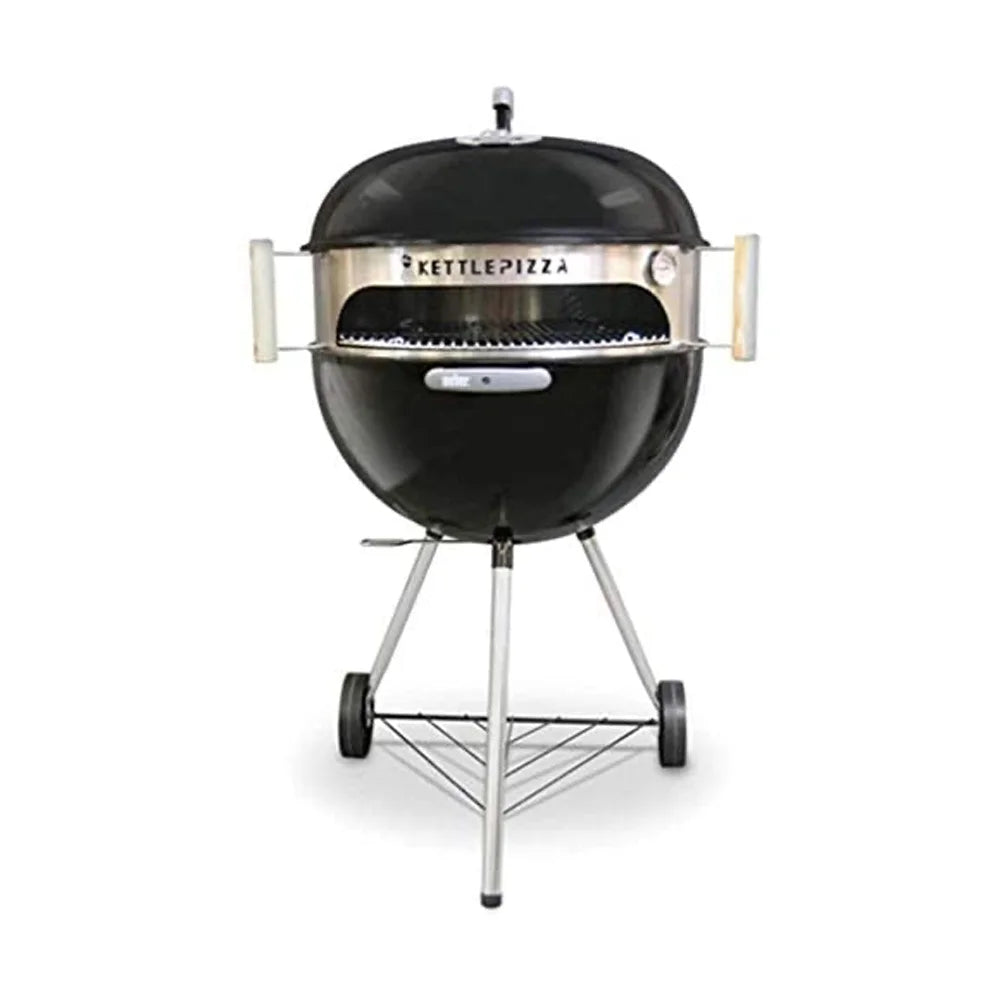 KettlePizza Deluxe Stainless Steel Pizza Oven Kit for Charcoal Grills