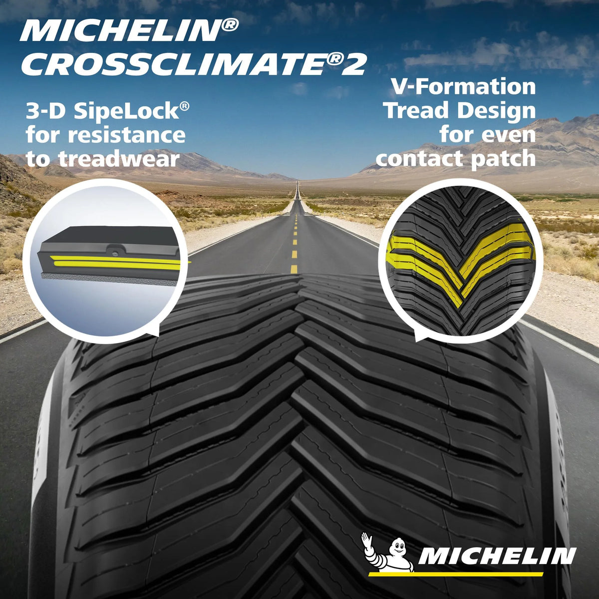 Michelin CrossClimate 2 205/55R16 91H AS A/S Tire