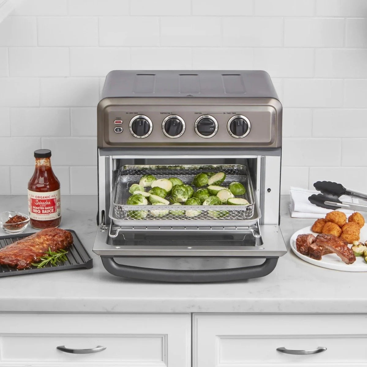 Cuisinart Air Fryer Toaster Oven with Grill, Stainless Steel