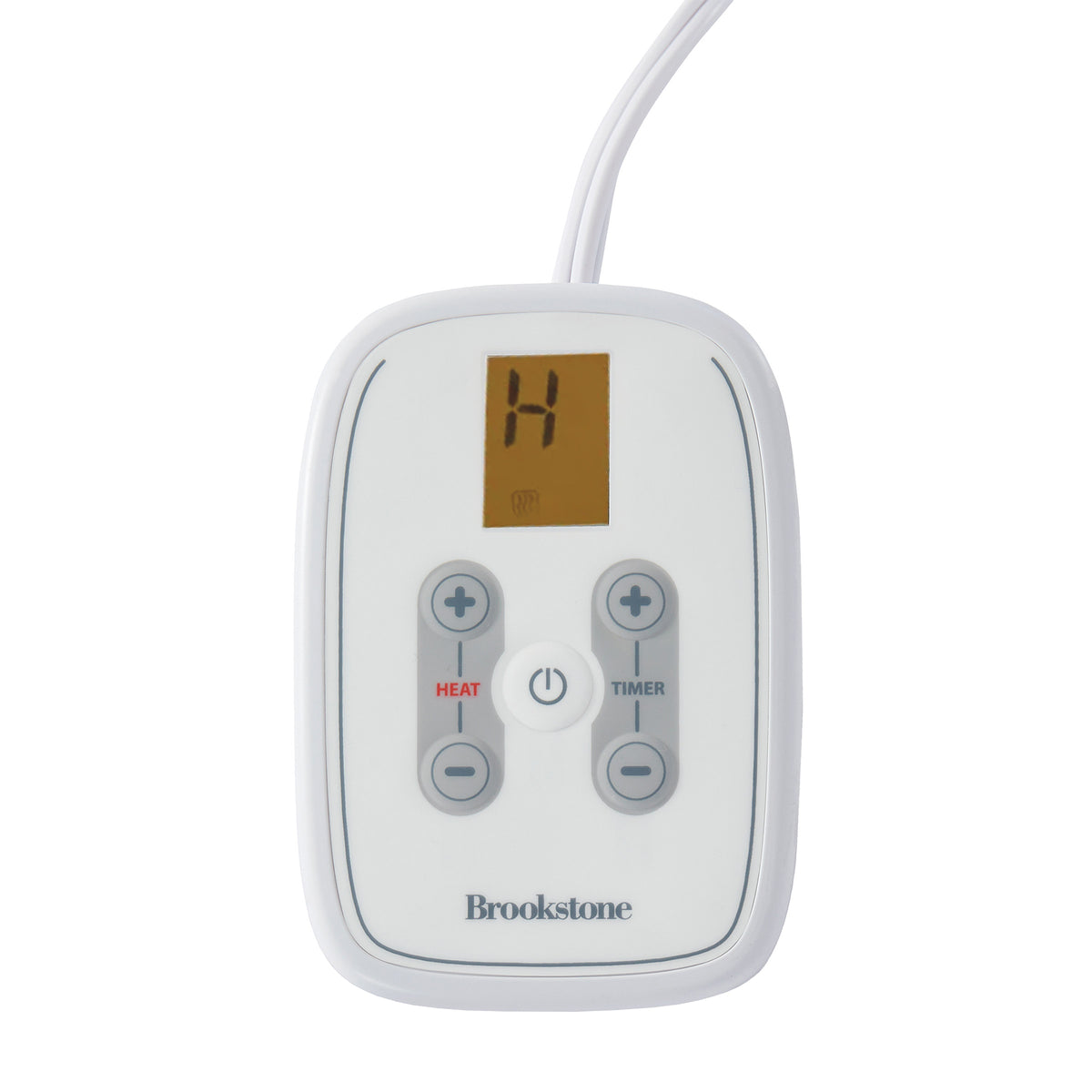Brookstone Quilted-Comfort Cotton Heated Mattress Pad