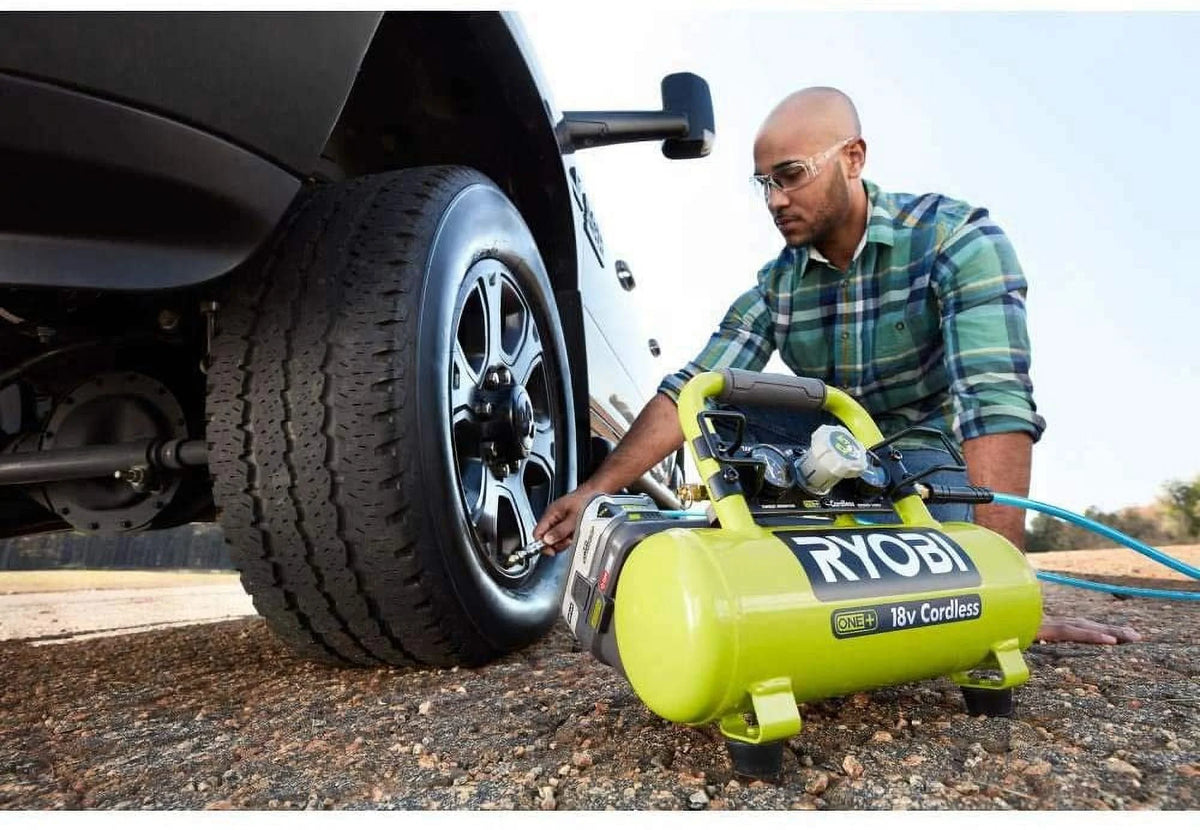 Ryobi 18-Volt ONE+ Cordless 1 Gal. Portable Air Compressor (Tool Only)
