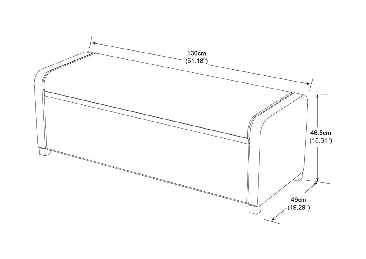 Better Homes & Gardens Hawthorne Park Outdoor Storage Ottoman