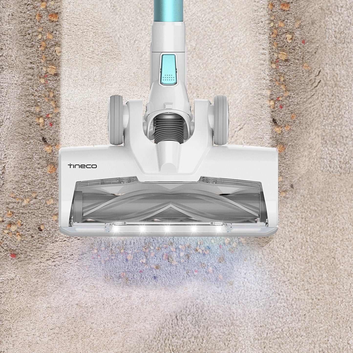 Tineco PWRHERO 11 Cordless Stick Vacuum Cleaner a?? 450W Motor, 120W Suction, 40 Min Runtime, HEPA Filter, LED Brush, Lightweight, Converts to Handheld, for Pet Hair, Carpet & Hard Floors