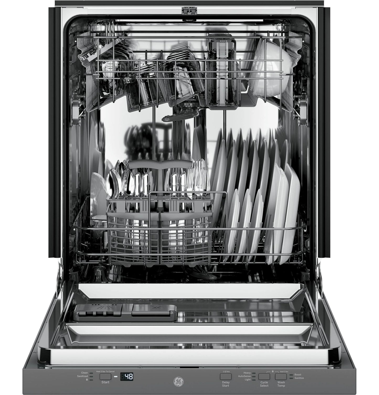 GE Appliances GDT225SSLSS 24 Inch Built In Fully Integrated Dishwasher Stainless Steel