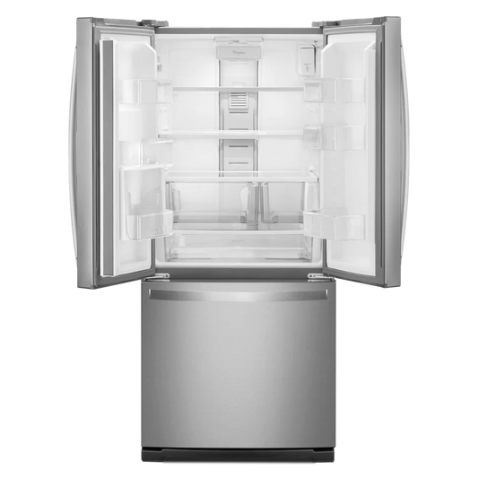 Whirlpool Wrf560seh 30" Wide 19.7 Cu. Ft. French Door Refrigerator - Stainless Steel