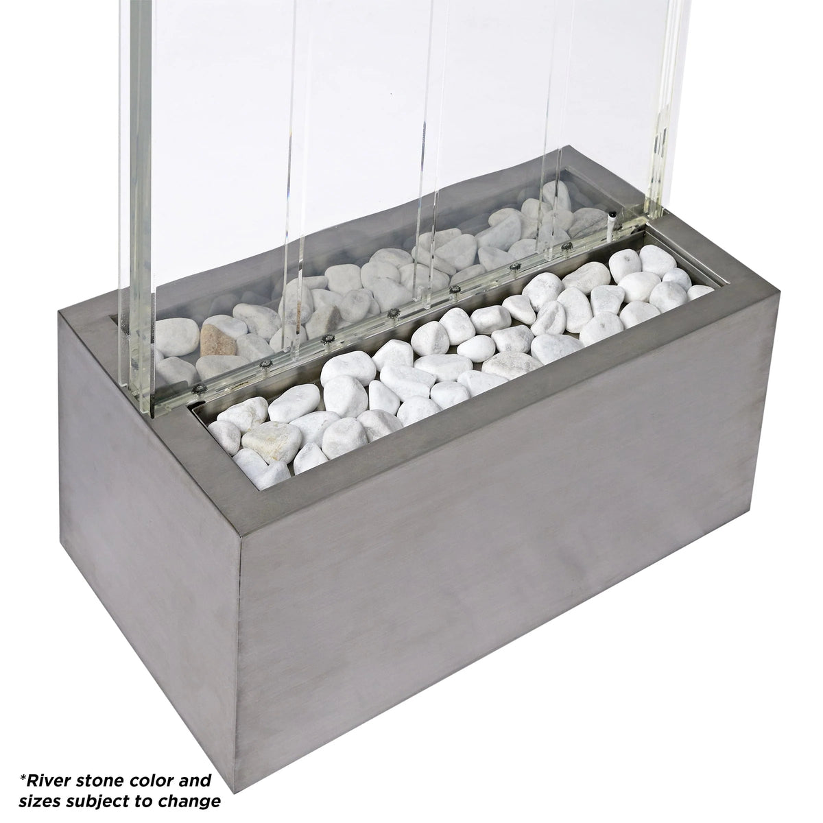 Alpine Corporation 72"H Indoor Acrylic Bubble Wall Corded Electric Fountain