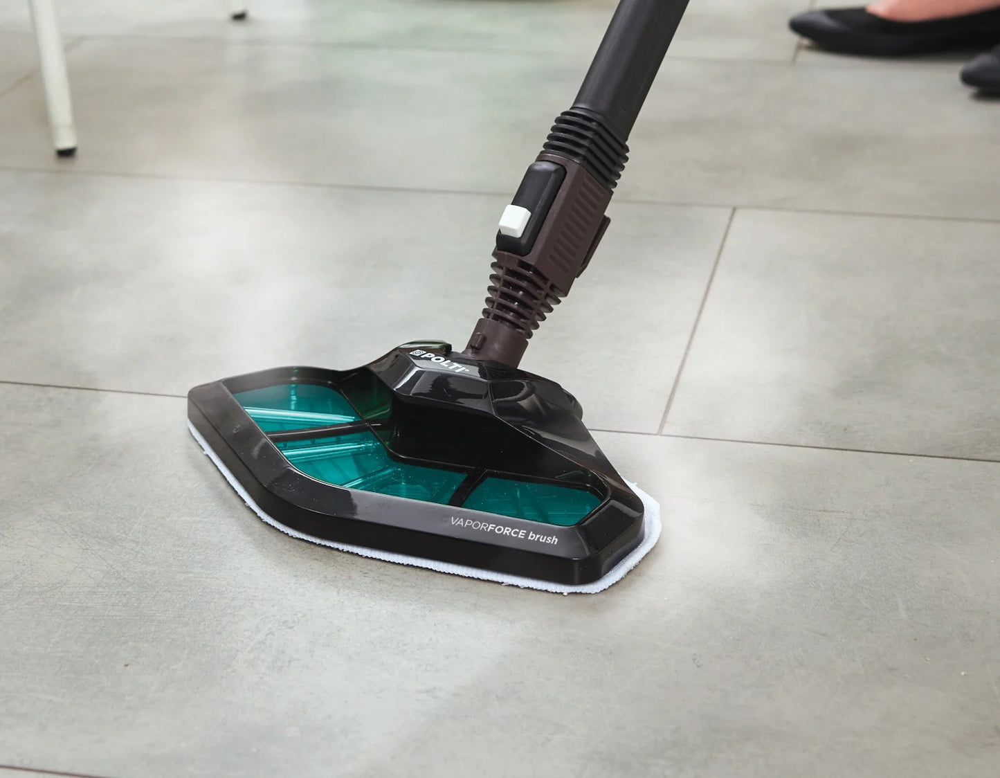 POLTI Continuous Fill Steam Cleaner for Home Use with 10 Attachments - Works for Tile Floor with Grout, Carpet, Hardwood & Upholstery