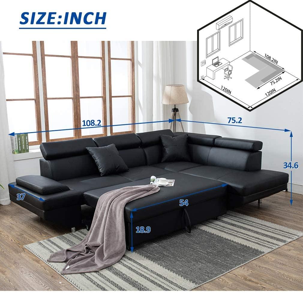 g Black Sofa Sectional Sofa Bed futon