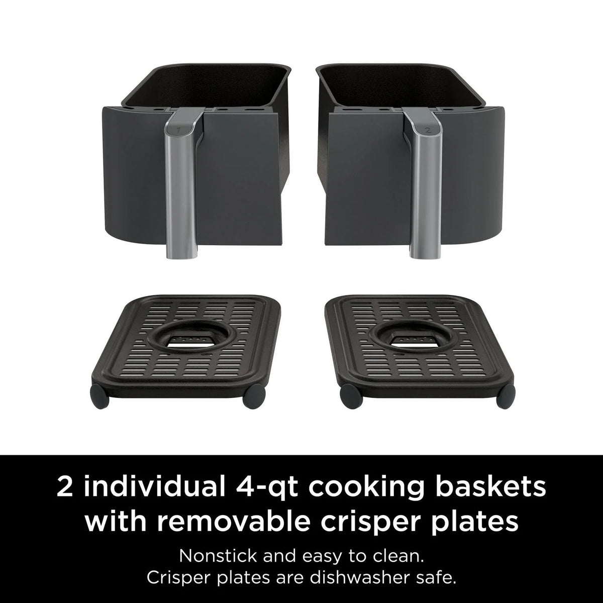 Ninja Foodi 6-in-1 8-quart 2-basket Air Fryer with DualZone Technology