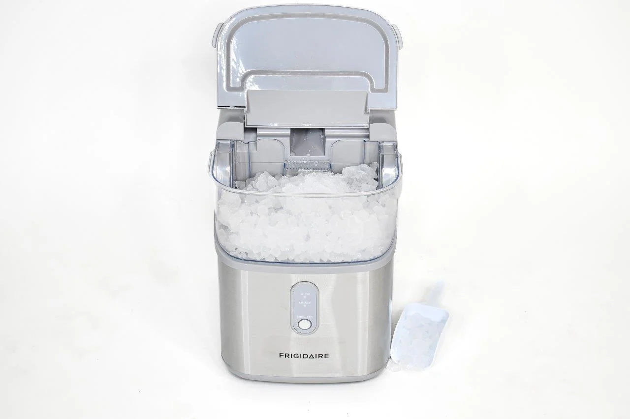 Frigidaire, 33 Lbs. Nugget Ice Maker, Black Stainless Steel, EFIC228