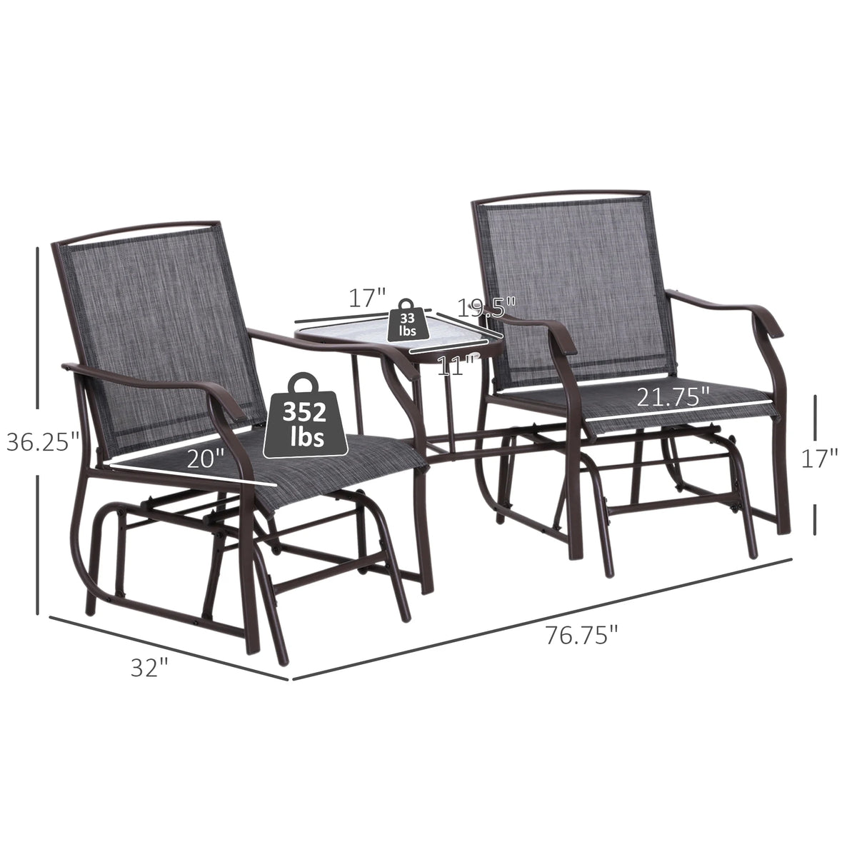 DUOSONG Outsunny 41" Wooden Wagon Wheel Bench, Rustic Outdoor Patio Weather Resistance Furniture, 2-Person Slatted Seat Bench With Backrest, Carbonized Brown Wood Garden & Outdoor Outdoor & Patio