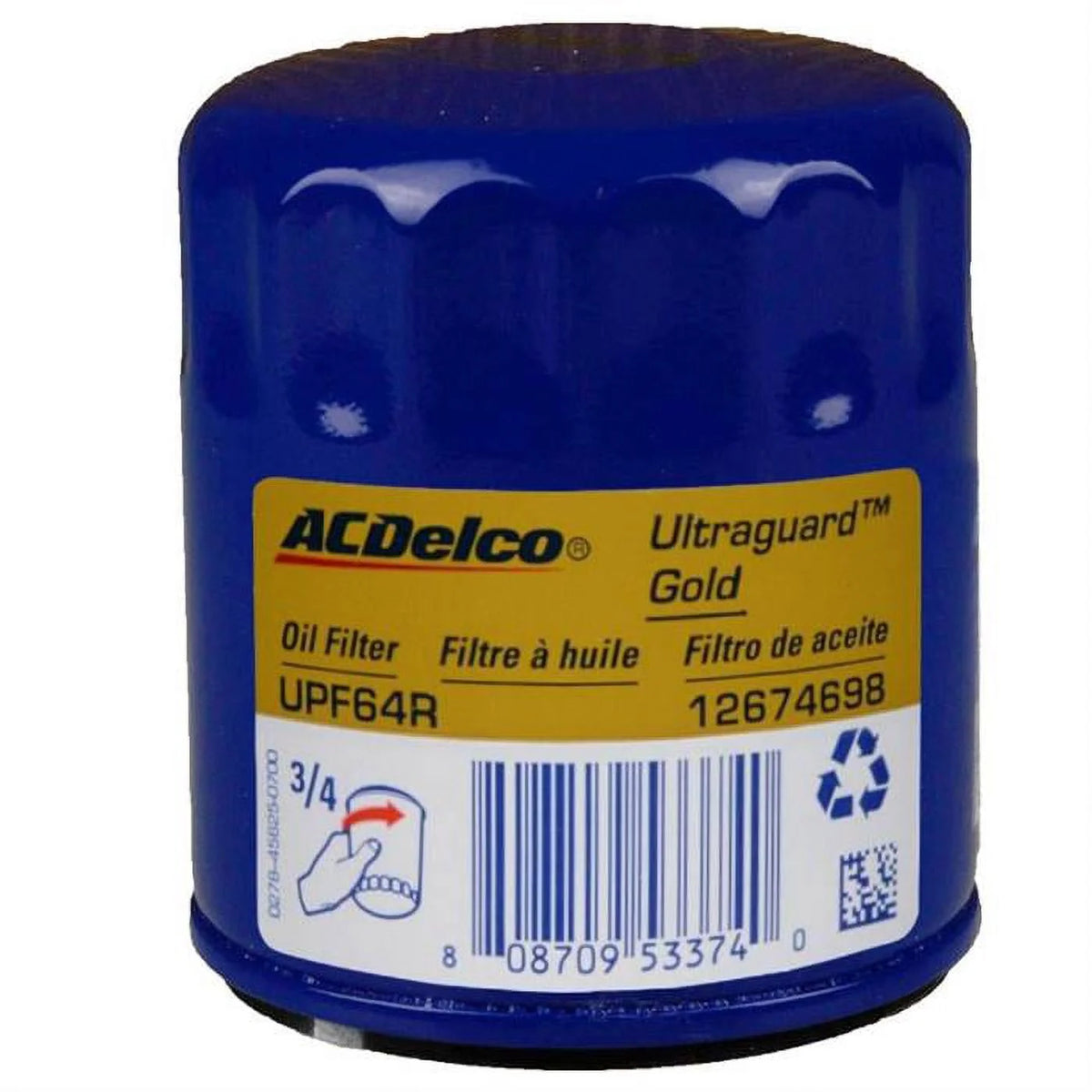 Mobil 1 0W40 6 Quart Oil/ACDelco UPF64R Filter Change Kit