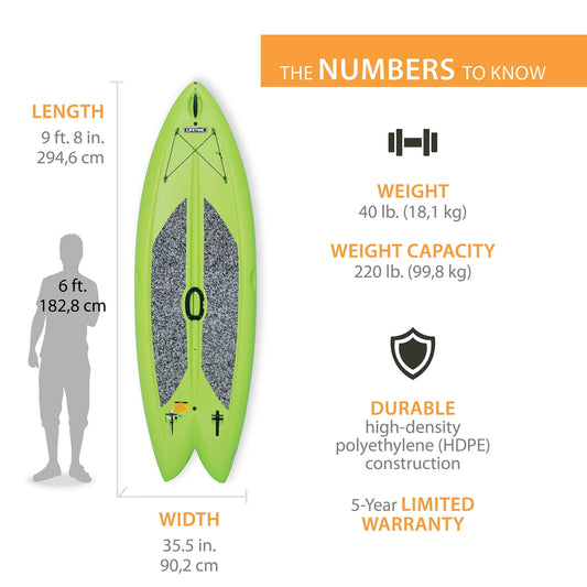 Lifetime Freestyle XL�?116 in Stand-up Paddleboard, Lime Green (90213)
