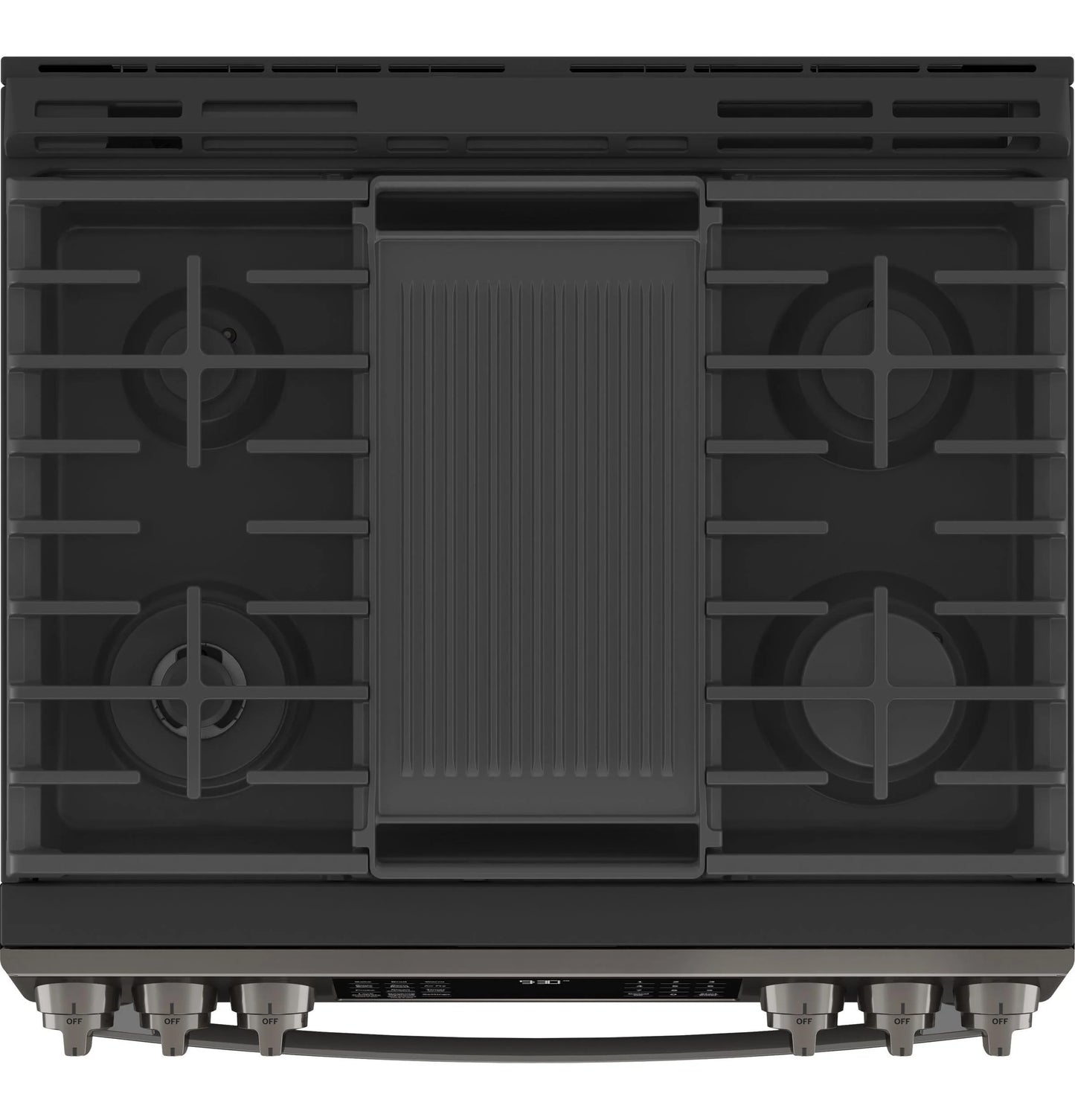 GE APPLIANCES PGS930BPTS slide in gas range