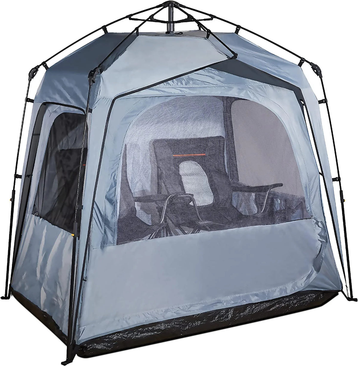 FOFANA All Weather Sports Pod Tent for up to 4 People - Pop up tent - Sports Tent with Clear and Mesh Windows