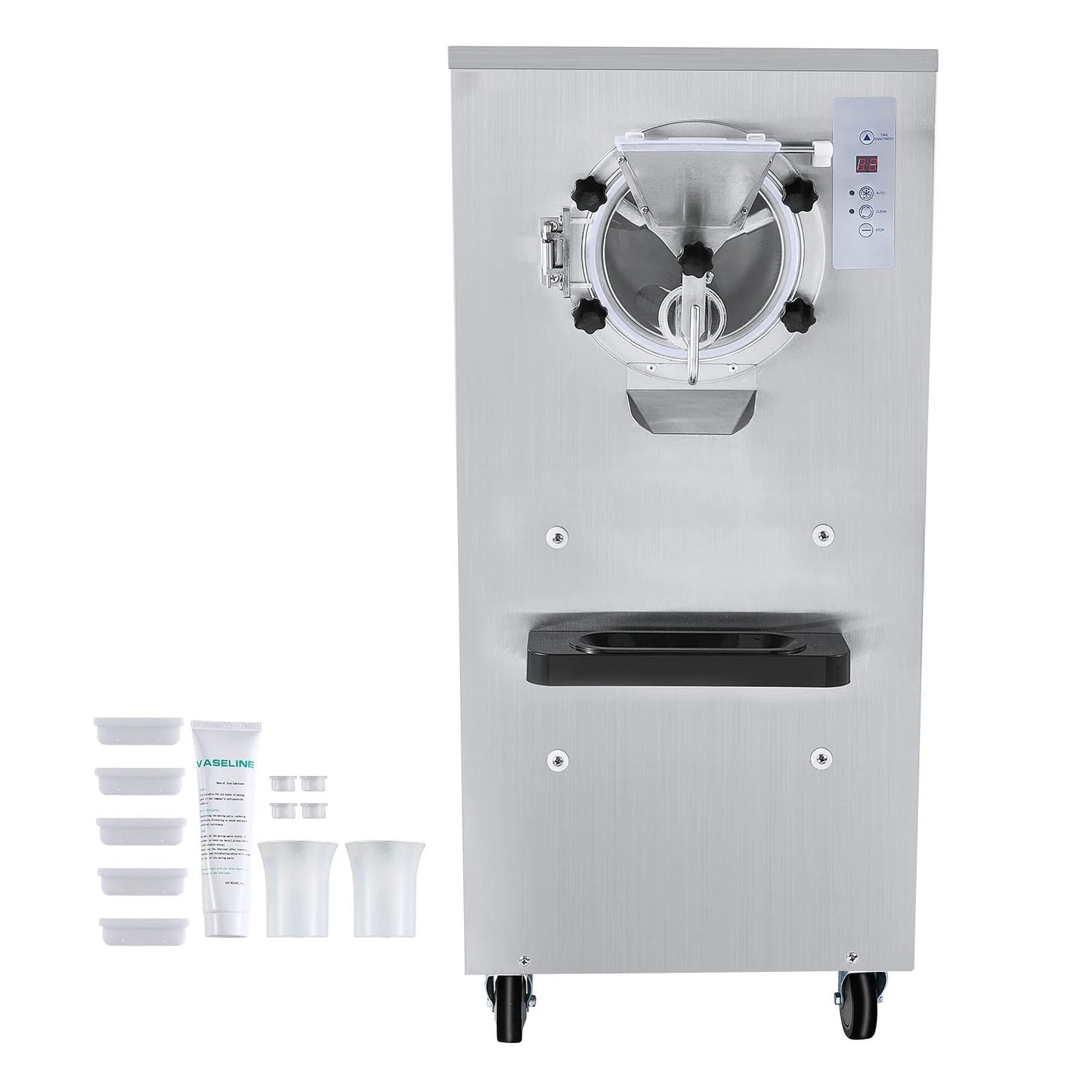 KFFKFF 20-25L/J Capacity Commercial Hard Farm Ice Cream Maker 1 Flavor Automatic Cleaning