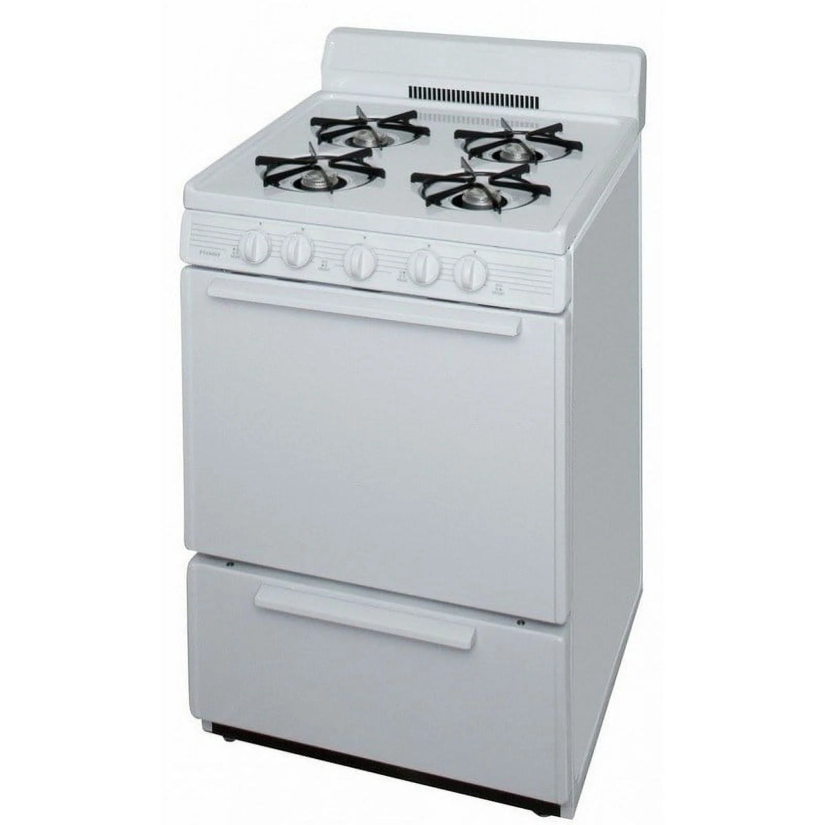Premier SCK100OP - 24 Inch Freestanding All Gas Range with Open 3 cu. ft. Total Oven Capacity in White