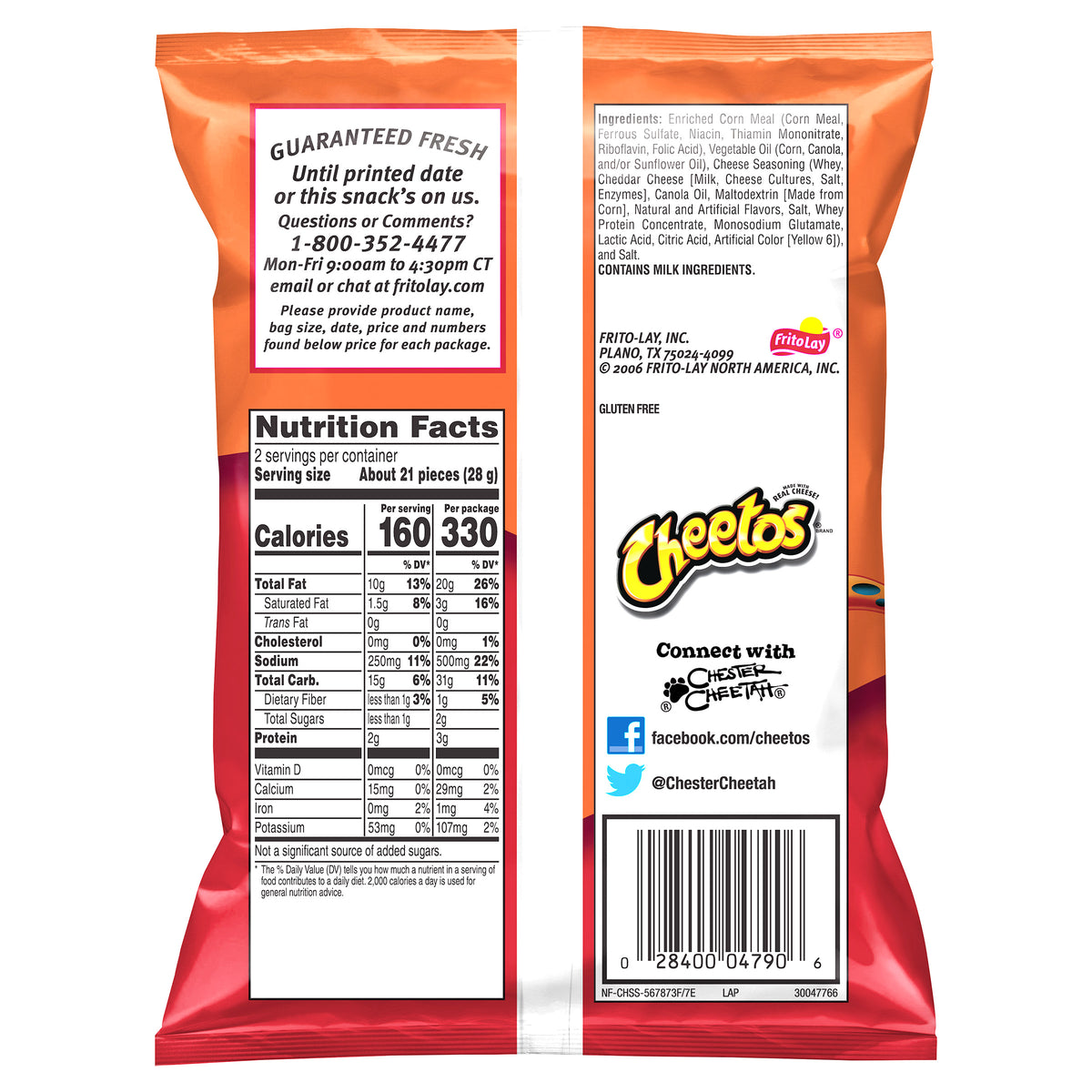 Cheetos Crunchy, Original, 2 oz, 64-count