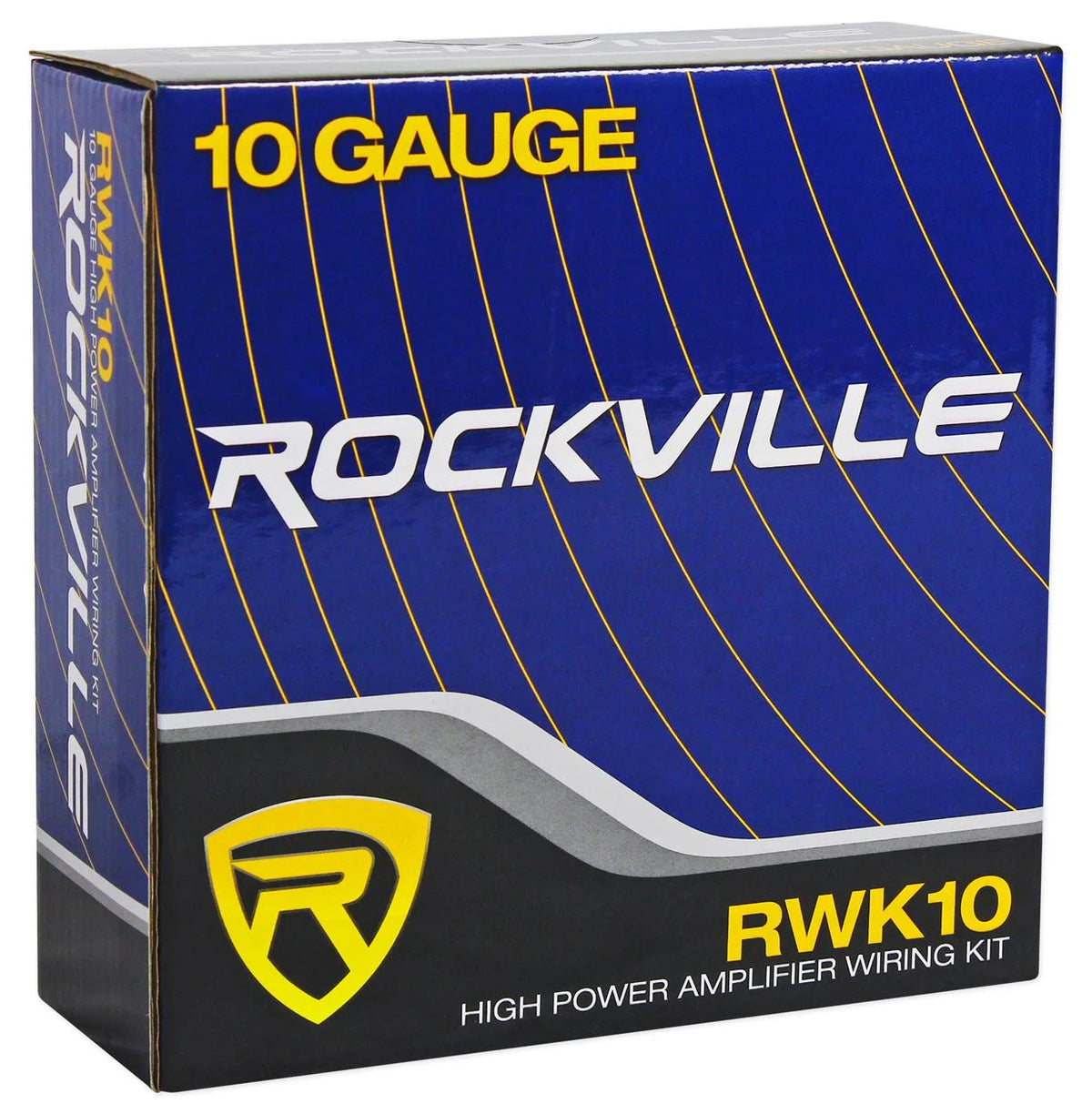 Rockville SS8P 400 Watt Slim Under-Seat Powered Car/Truck Subwoofer Sub+Amp Kit