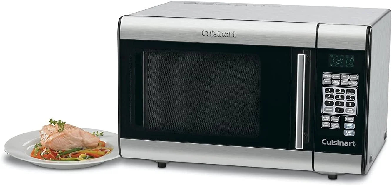 Restored Cuisinart CMW-100 1-Cubic-Foot Stainless Steel Microwave Oven, Silver (Refurbished)