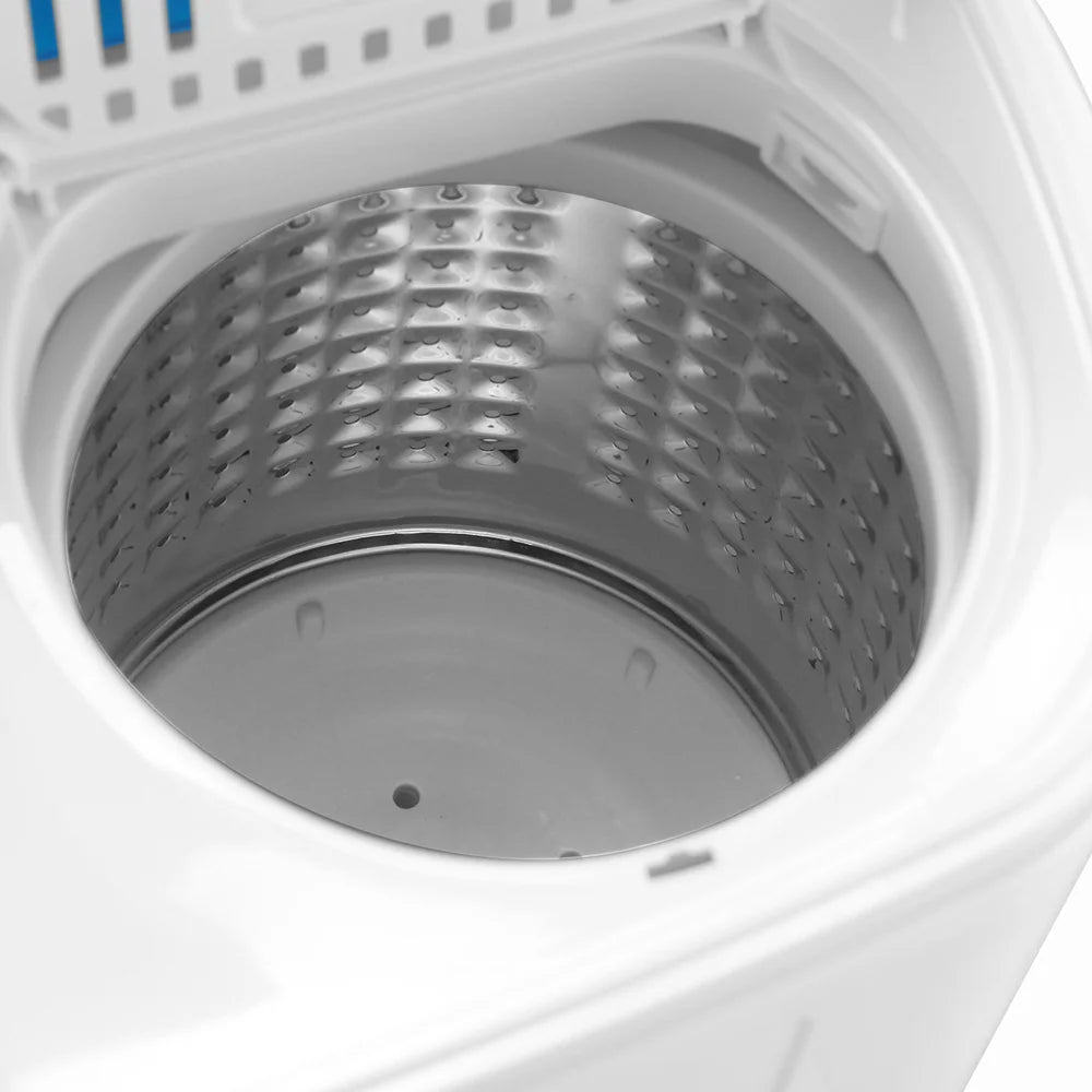Portable Washing Machine, YOFE Compact Mini Washing Machine, Semi-automatic Washing Machine, Portable Mini Twin Tub Washing Machine for Camping Apartments, Washer(7.7lbs) /Spiner(6.6lbs), Gray, R4861