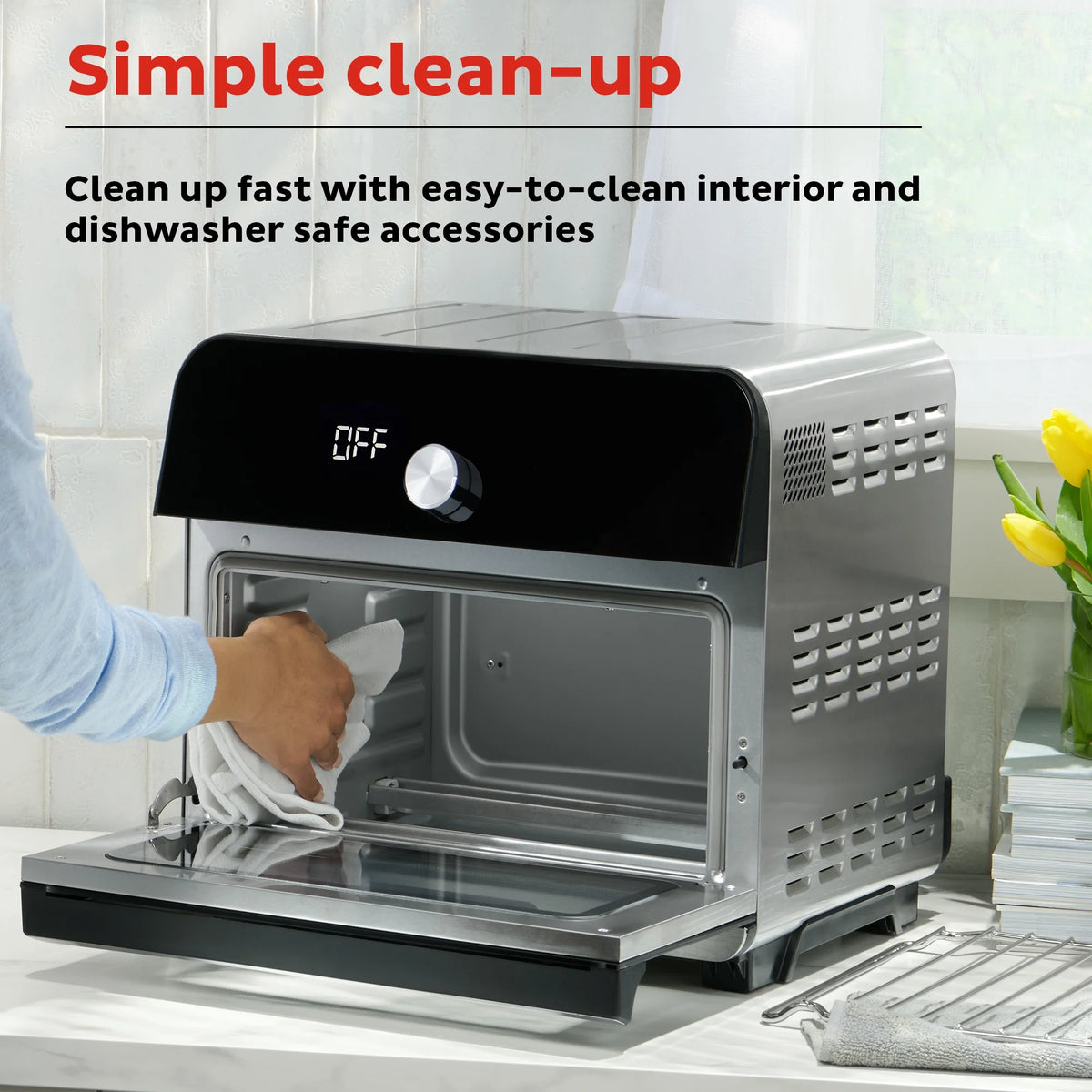 Instant Omni Plus 18L Air Fryer Toaster Oven Combo with 10-in-1 Functions, from the Makers of Instant Pot