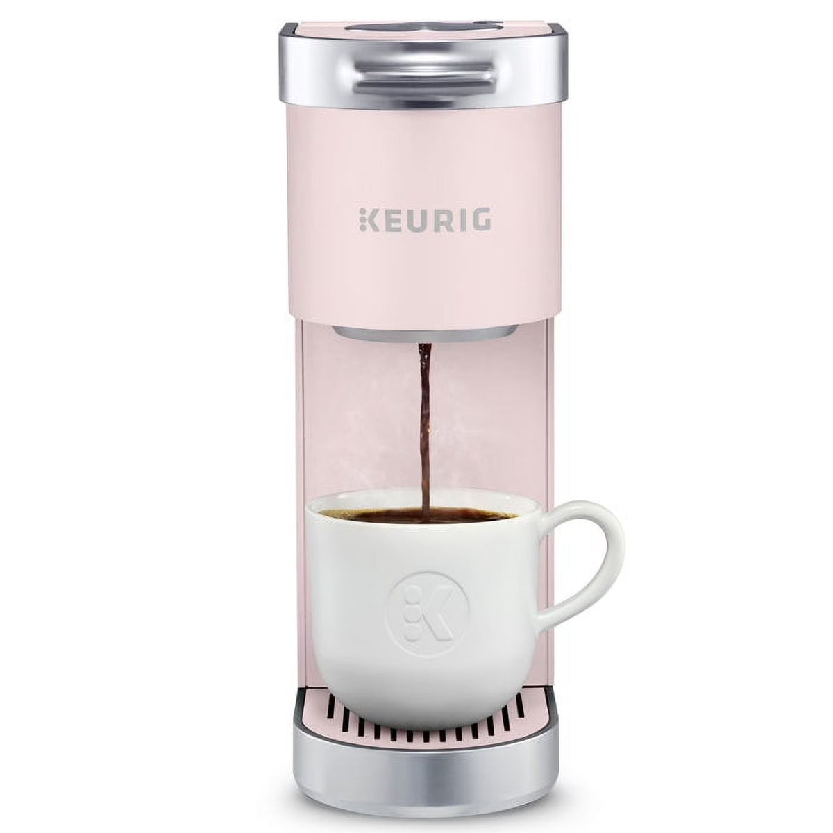 Dusty Rose Keurig K-Mini Plus Single Serve K-Cup Pod Coffee Maker, Strength Control, 6 to 12 oz. Brew Sizes (Part number: 5000341911)