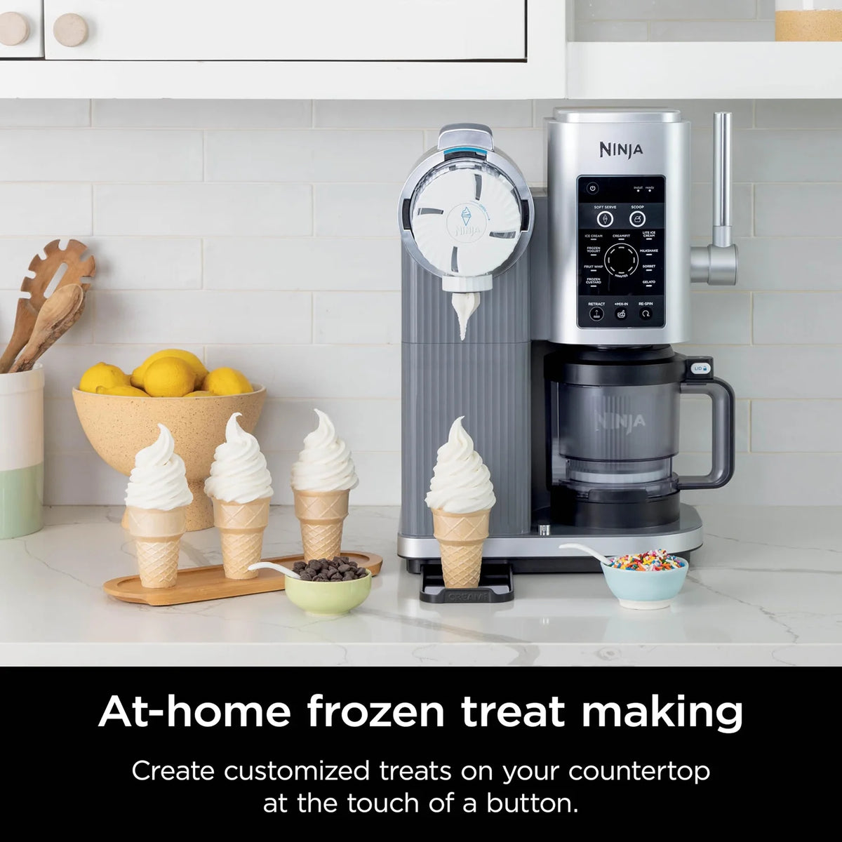 Restored Ninja CREAMi Swirl 13-in-1 Soft Serve Ice Cream Machine - Factory (Refurbished)