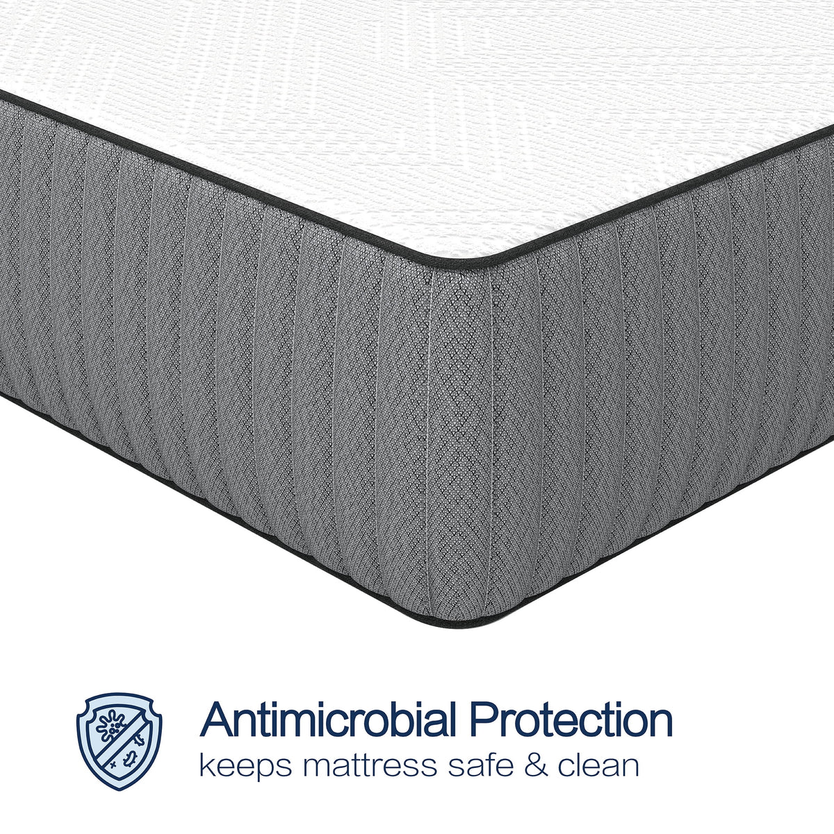 Cole & Rye ArticSky 12" Premium Hyper Cooling Gel Memory Foam Hybrid Mattress with Bonus Pillows, Queen