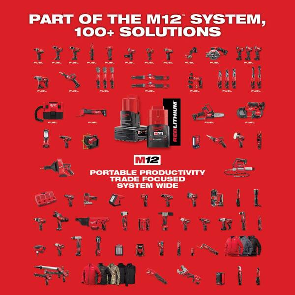 M12 FUEL 12V Lithium-Ion Brushless Cordless 3/8 in. Ratchet with M12 2.0Ah Battery