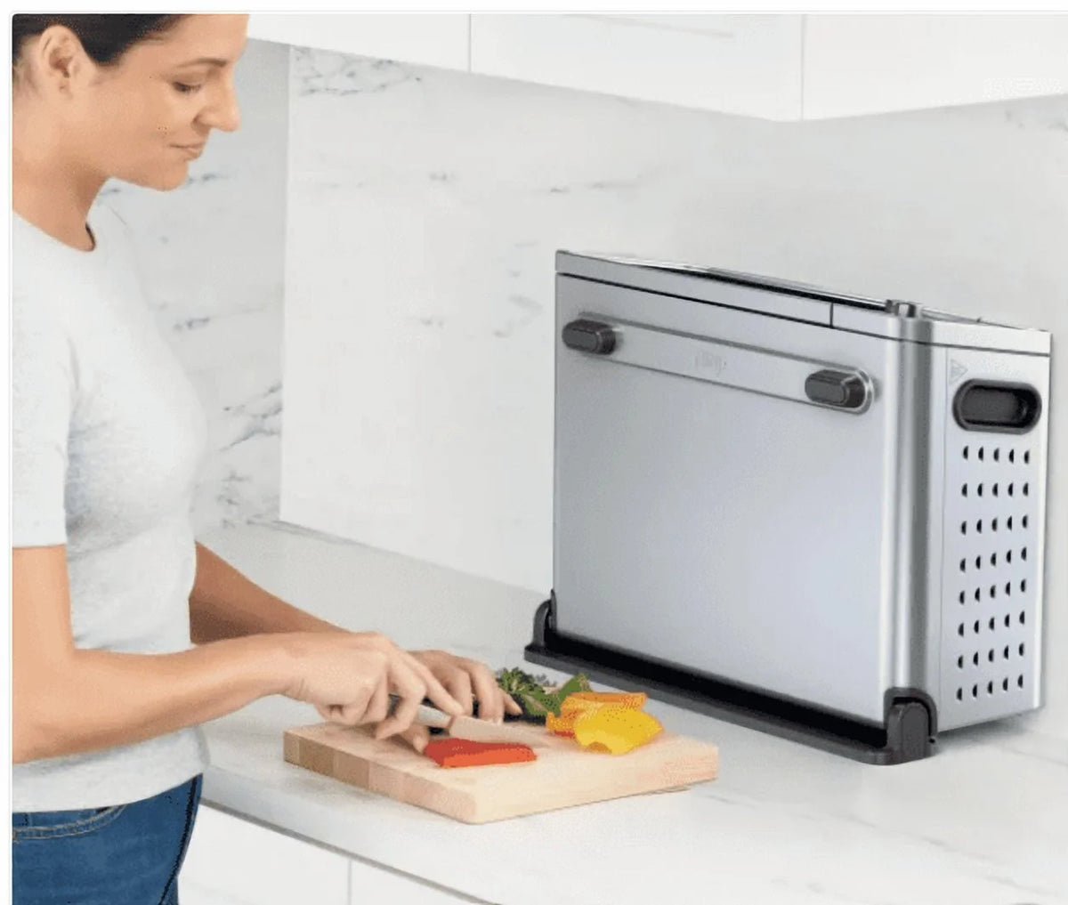 New Ninja Flip 10-in-1 Toaster Oven & Air Fryer with Added Broil Rack