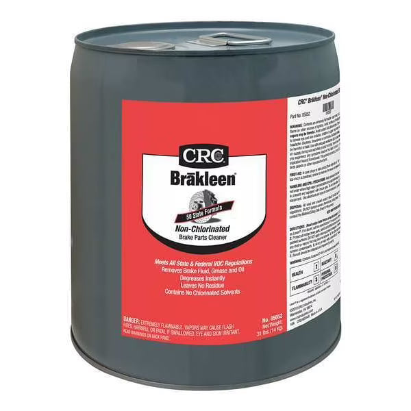 Crc Brake Parts Cleaner, 5 gal. Pail 05052